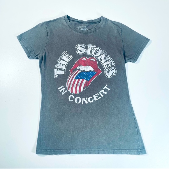 the Rolling Stones Tops - The Rolling Stones Band Tee